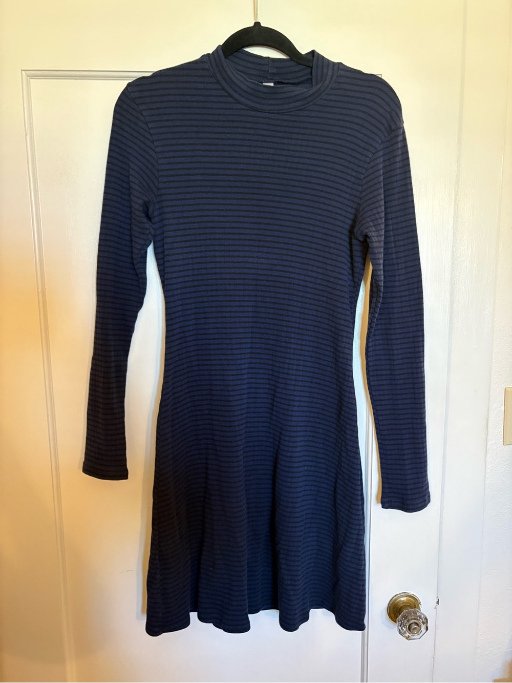 American Apparel striped long sleeve dress